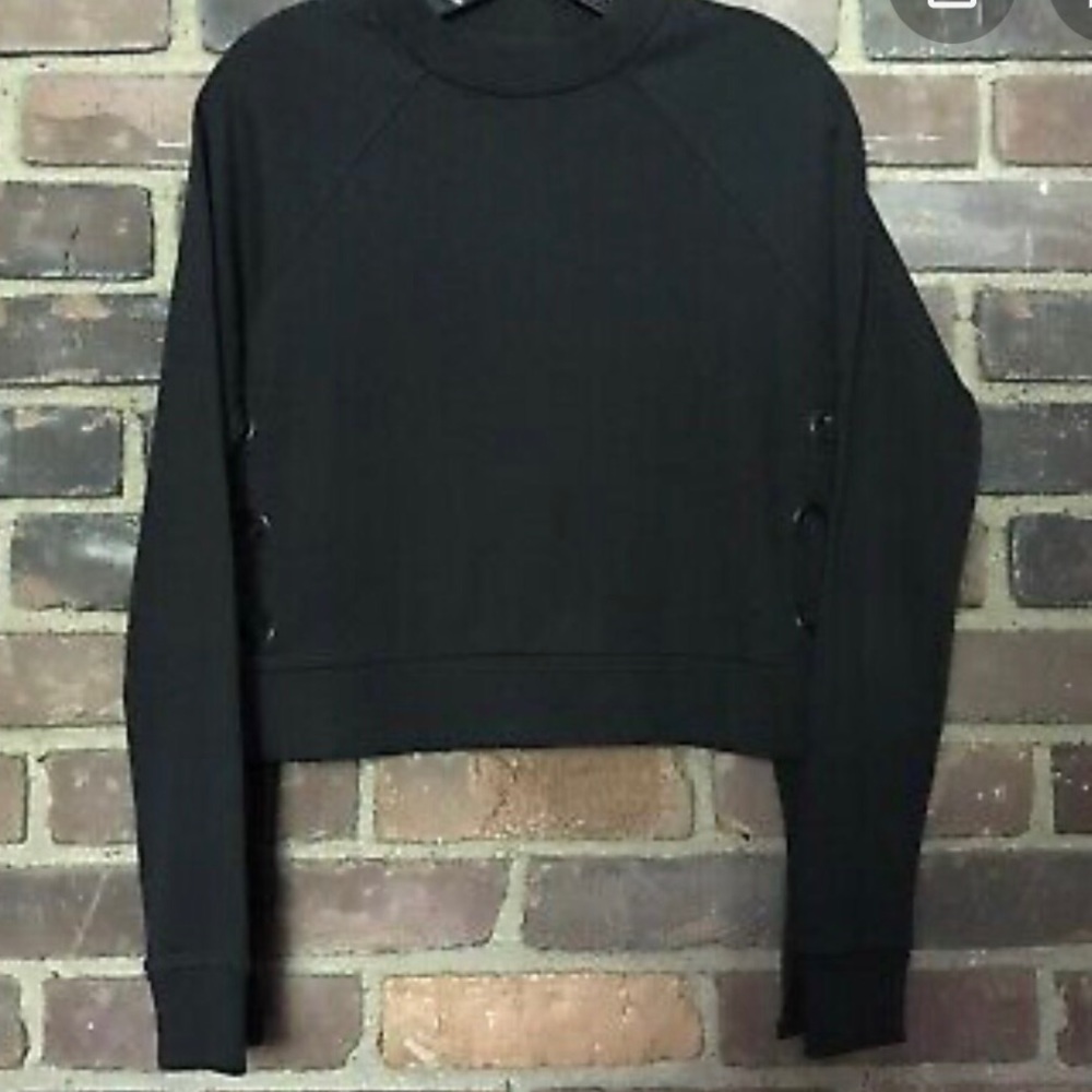 All Saint Black Tie Up side’s Sweatshirt
